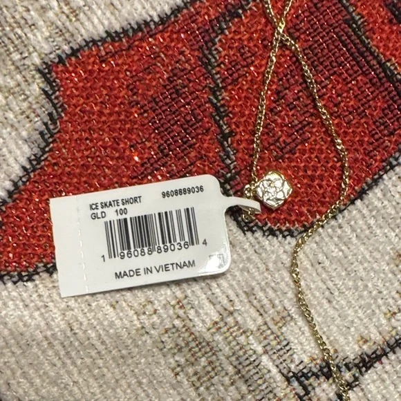 Kendra Scott Gold and Cream Ice Skate Necklace - Picture 3 of 3